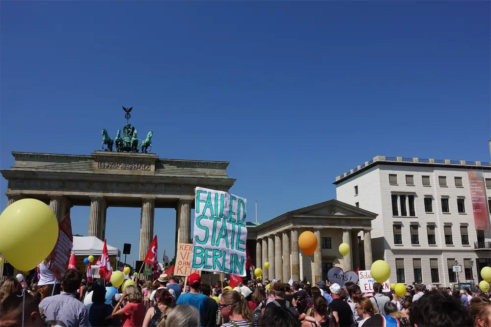 Demo Kita Krise Berlin